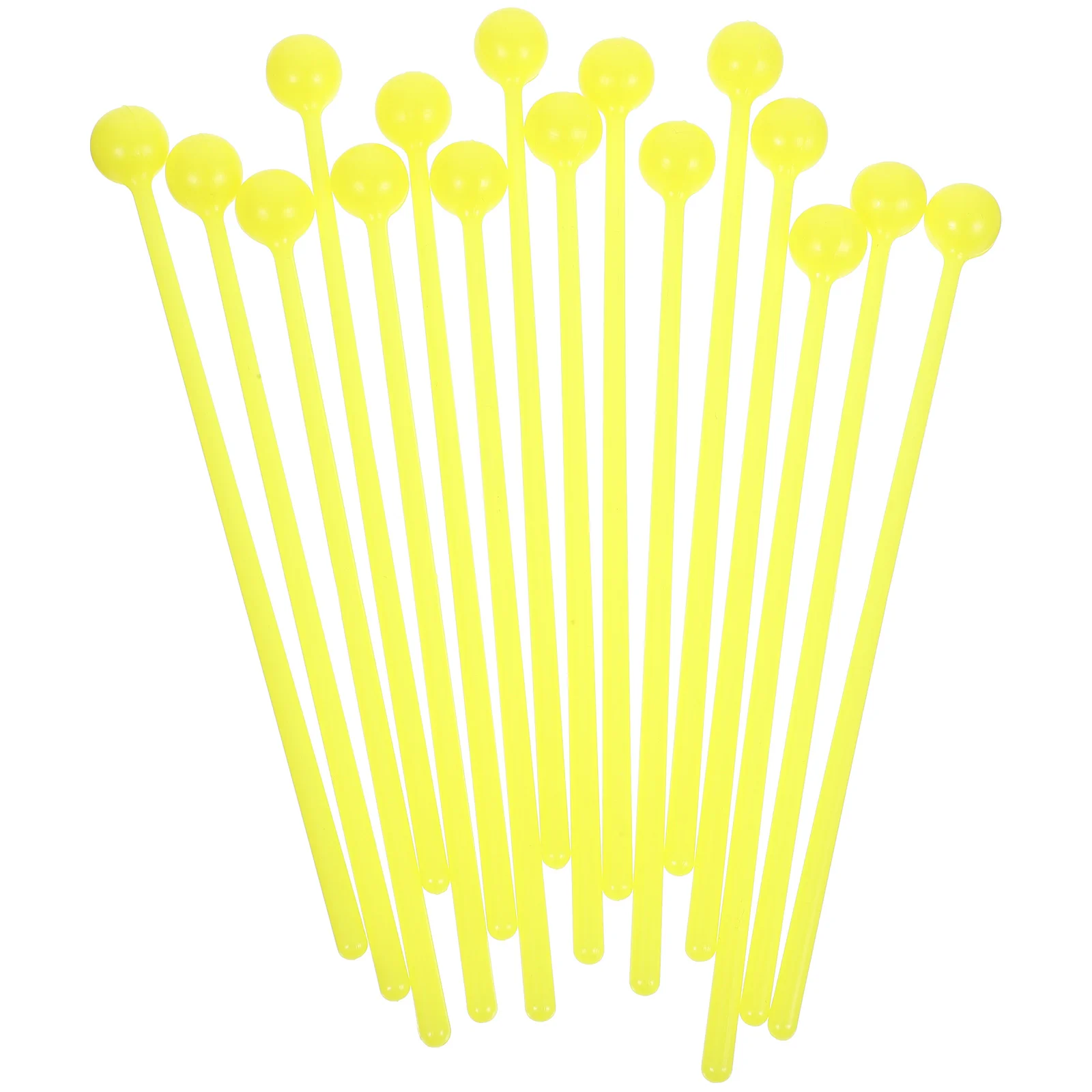 

1 Bag 16pcs Kids Drum Stick Drum Hammer Children Teaching Aids Handheld Drum Stick for Kids (Yellow)