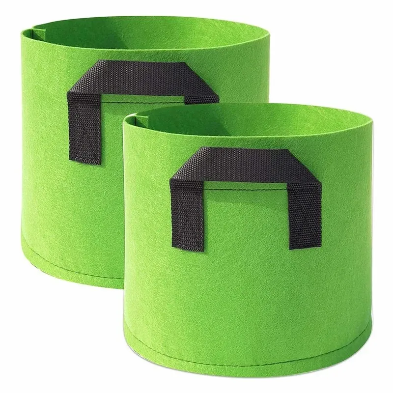 large fabric grow bags with carrying handles lightweight outdoor planting pots for garden flowers vegetables growth bag
