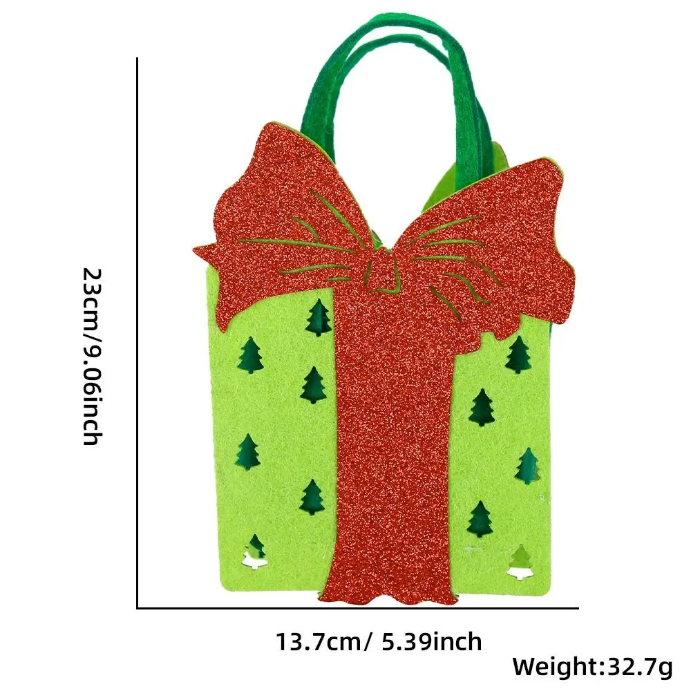 Kerstboom Kerstavond Cadeau Tas Santa Claus Peperkoek Man Sneeuwman Handtas Schattige Cartoon Kinderen Snoepzak