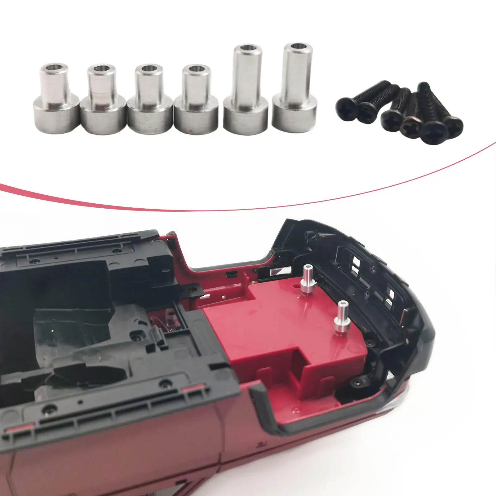 6 Stuks 1/12 Schaal RC Auto Shell Kolom RC Voertuig Accessoires Eenvoudige Installatie Verhogen Deel Vervang Onderdelen Body Beugel voor MN82