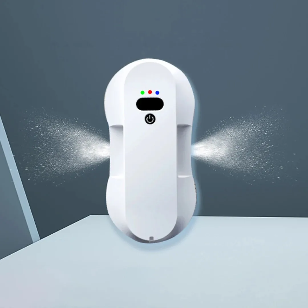 両面水スプレー家庭用電気窓インテリジェント水スプレー電気ガラスクリーニングロボット