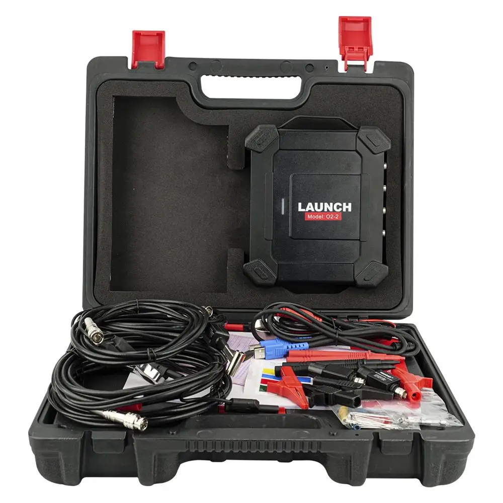 LANCERING X431 O2-2 Scope box Oscilloscoop 4 Kanalen 100 MHz USB DC Automotive Oscilloscopen Ondersteuning werk met PRO3S + V5.0/PAD V