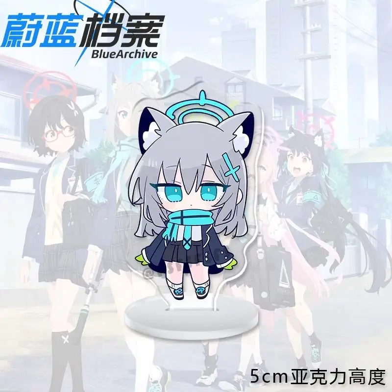 Anime Blue Archive Takanashi Hoshino Acrilico Modello di supporto Piastra Decorazione Scrivania Figura Display Amico Regali Accessorio