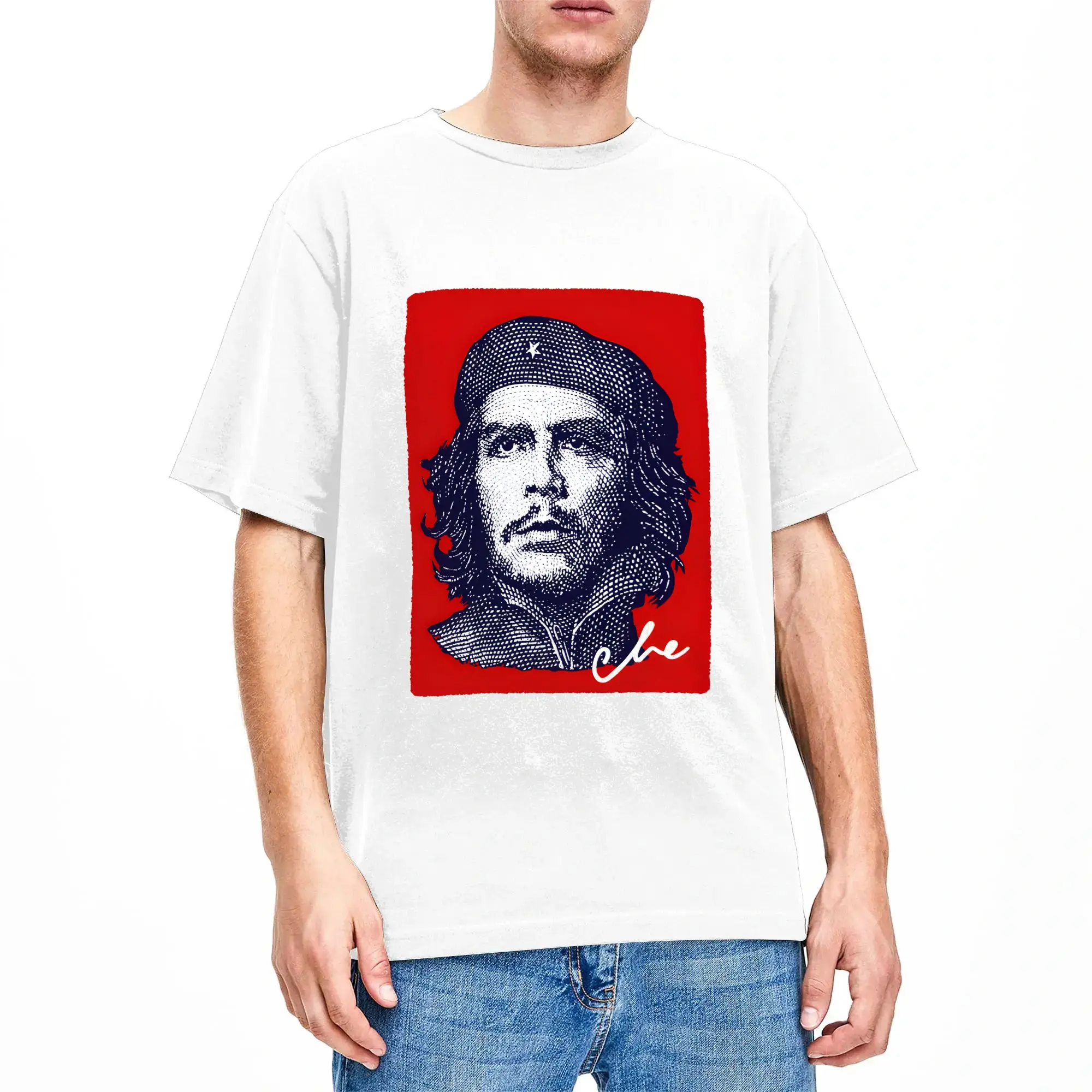 Che Guevara From Cuba Banknote  T-Shirt Adult  Aesthetic T-Shirts Summer Comfortable Hipster Tees Custom DIY Oversize Clothing