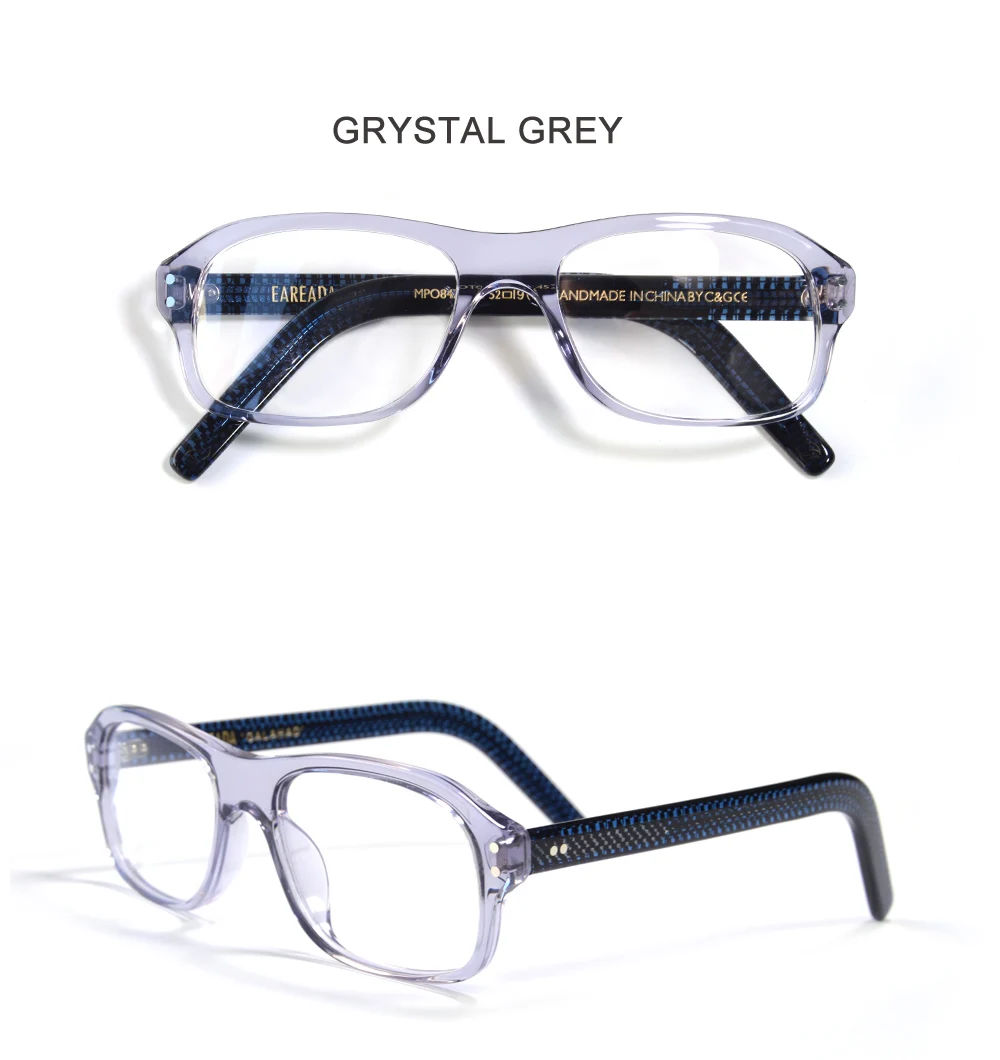 Kingsman Film Cosplay Brille Vintage Rechteck Brillengestelle für Männer Clip-on-Befestigung Polarisierte Sonnenbrille mit Etui – Detail 8