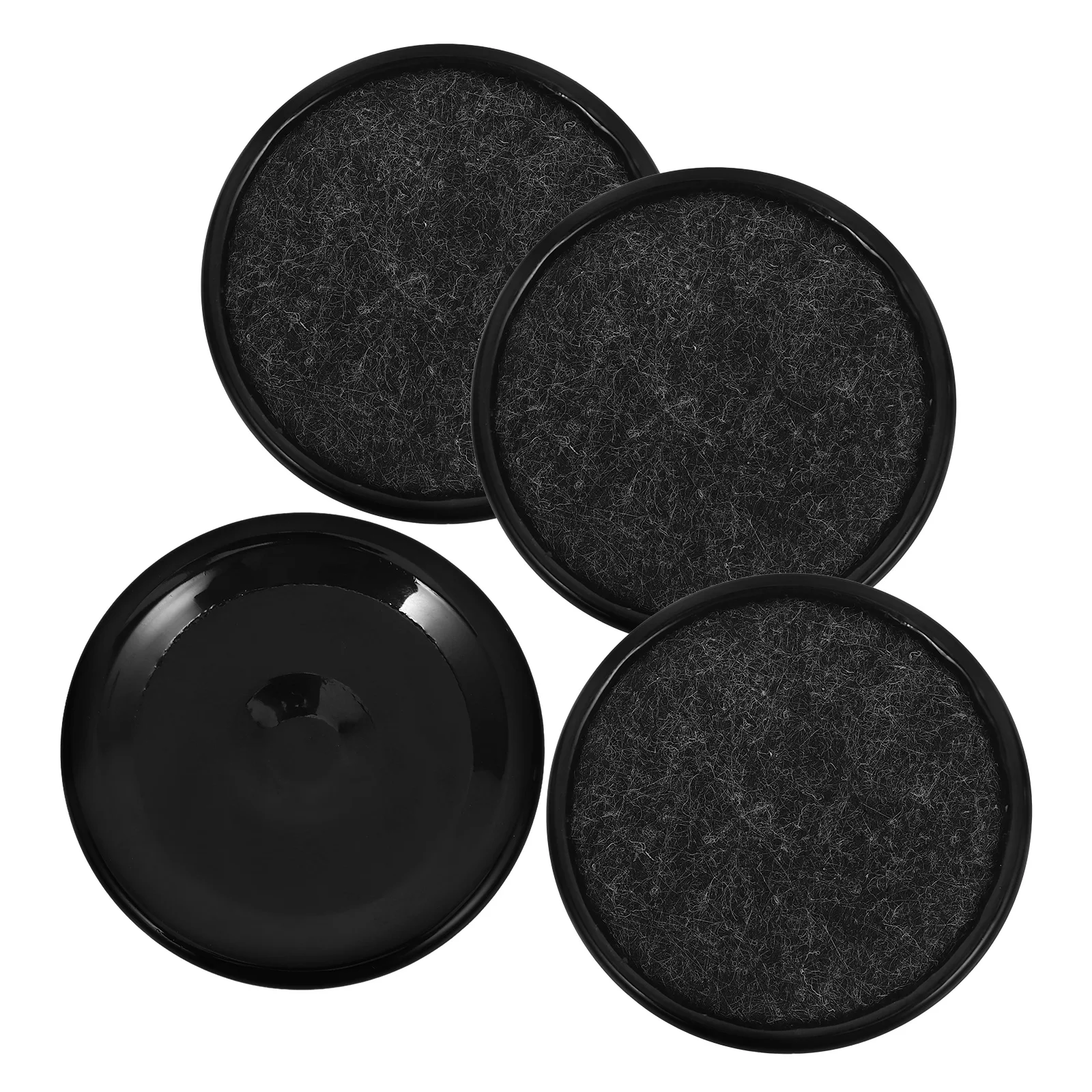 

Furniture Wheel Cups Non-Slip Floor Protectors Anti-Scratch Chair Pads Durable Plastic Lint Easy Install Bar Stool Kitchen Chair