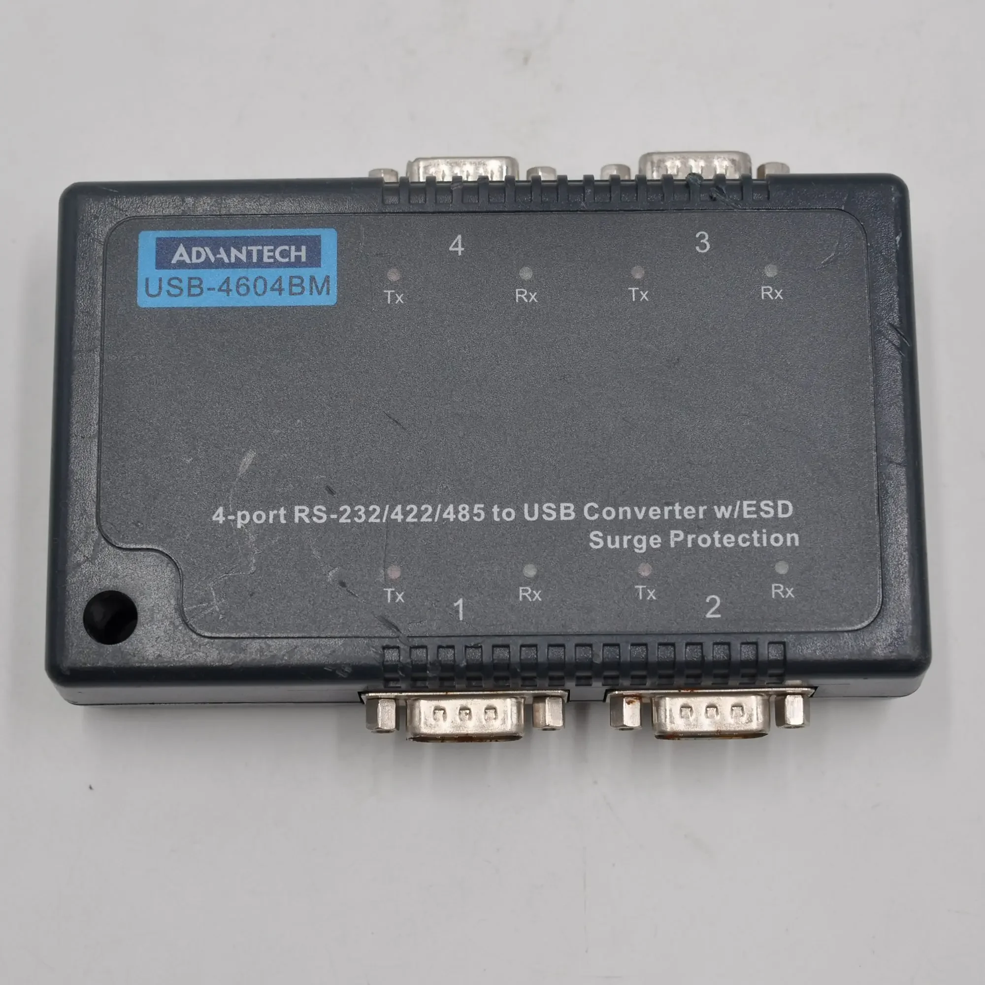 Advantech USB-4604BM USB to 4-port RS-232 / 422/485 Converter Surge Used