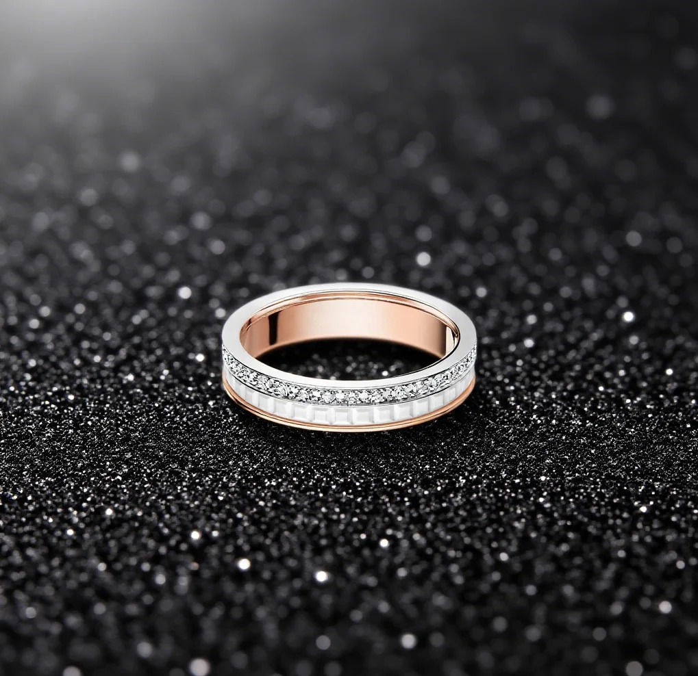 

Trendy and exquisite s925 ring, new zircon creative geometry, unisex party jewelry gift, light luxury for work and commuting