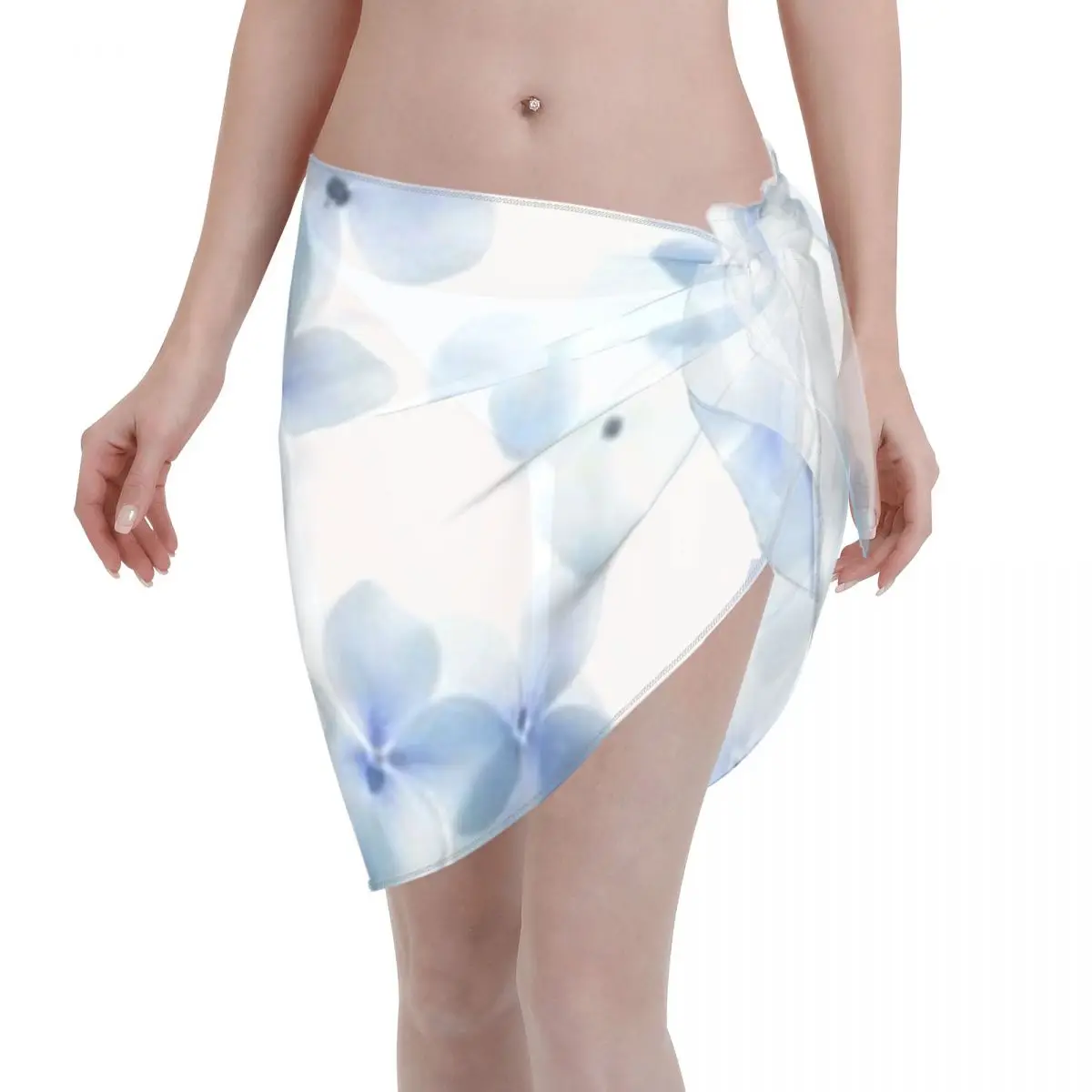Promotion Hydrangea Women's Beach Wrap SkirtBeach Sunset Viewing Beach Layering Wrap