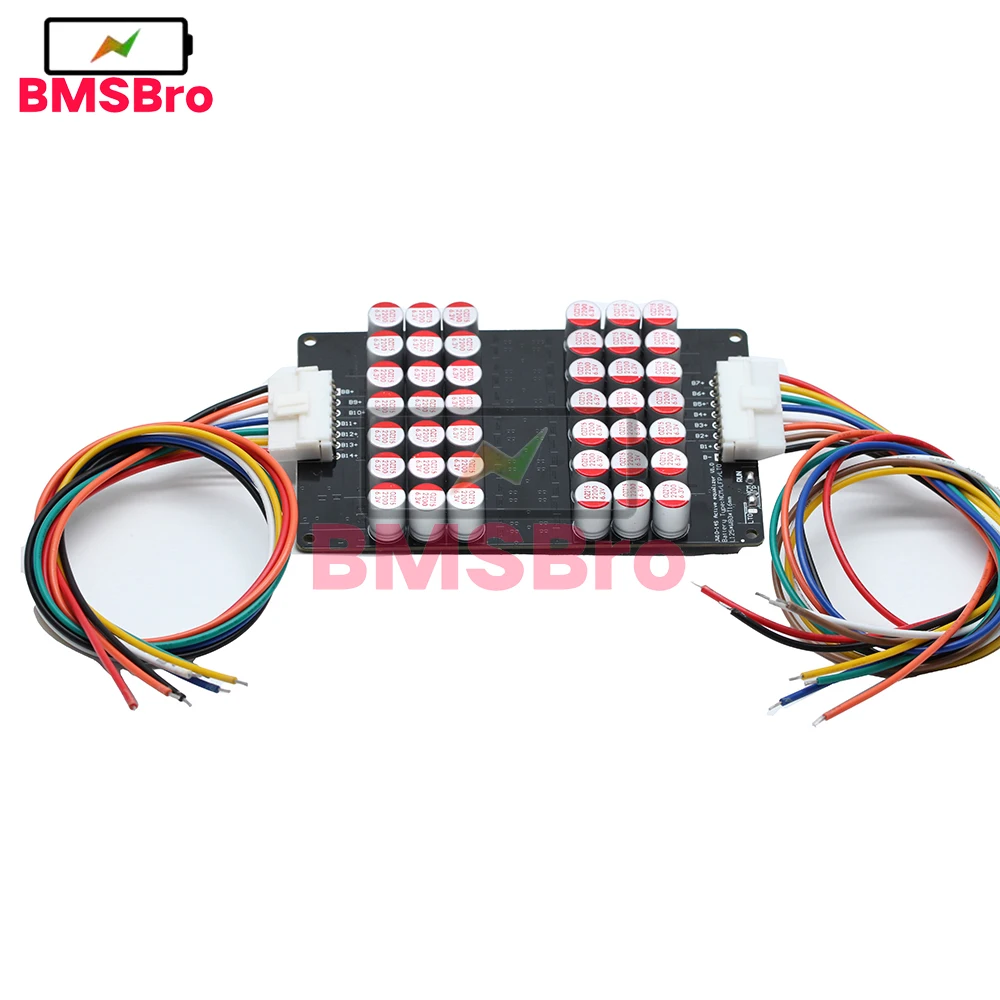 10-14S 5A BMS NCM LFP Li-ion Lipo Lifepo4 LTO Lithium Battery Cells Active Balancer Equalizer for Car Electric Bicycle Scooter