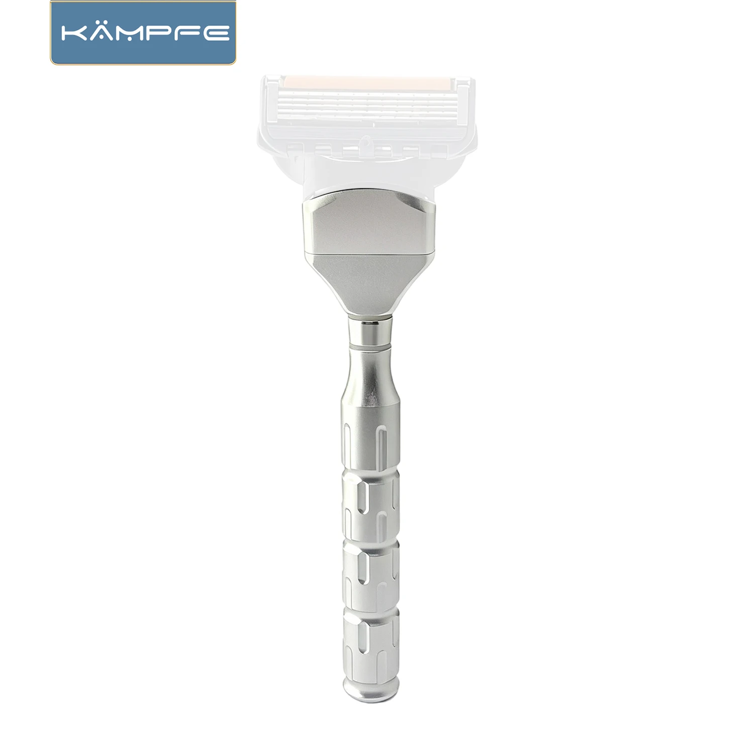 Kampfe CNC Safety Manual Aluminum men's razor Handle Manual Razor Shaving Replacement Head Adapter Gifts for men