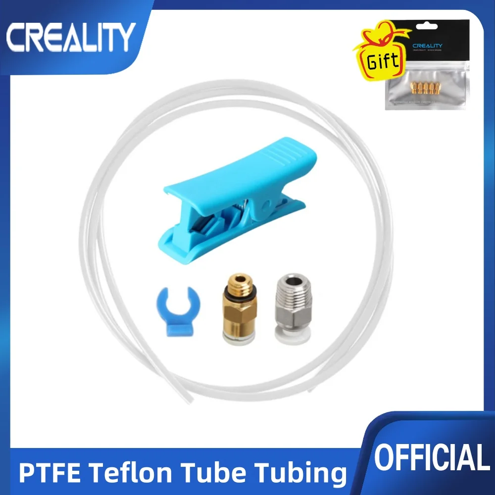 Creality K1 Series PTFE Tube Accessory Kit With 1M/2M PTFE Filament Heat-Resistant 3D Printer for K1/K1 Max/K1C/Ender 3 V3