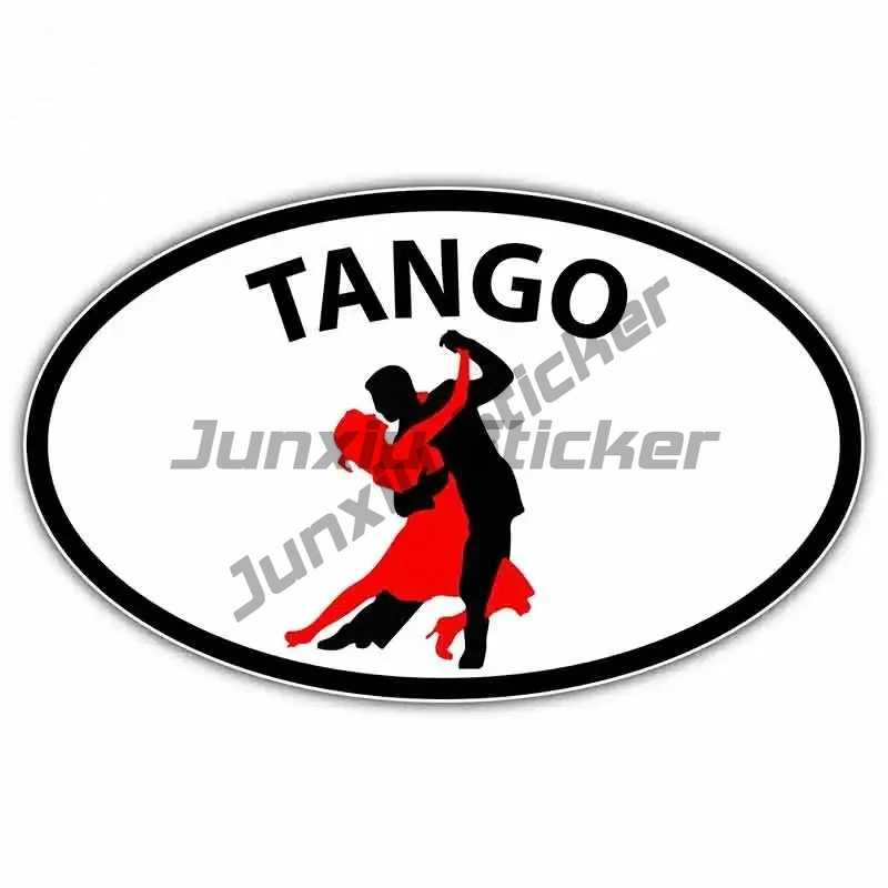 

For Tango Dancing Latin Vinyl Car Novelty Wrap Fine Decal Car Stickers Waterproof Suitable for RV SUV