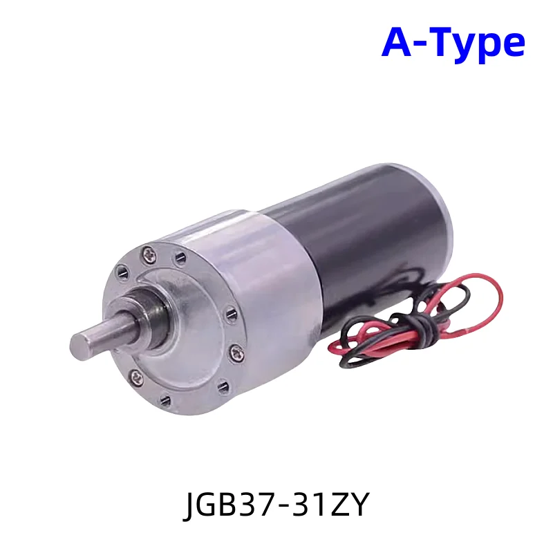 12V24V DC Motor JGB37-31ZY Eccentric Shaft All Metal Gear Reduction Motor High Power Large Torque