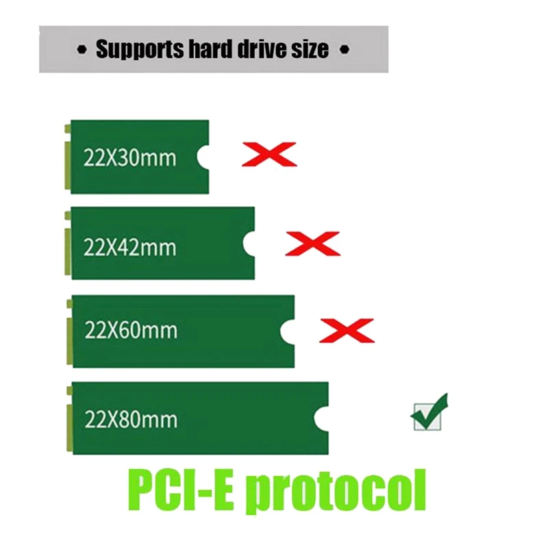 For ROG Handheld Ally Handheld Transfer Board 90 Degree Ally Adapter Modified NVME Hard Drive Card M.2 Accessories