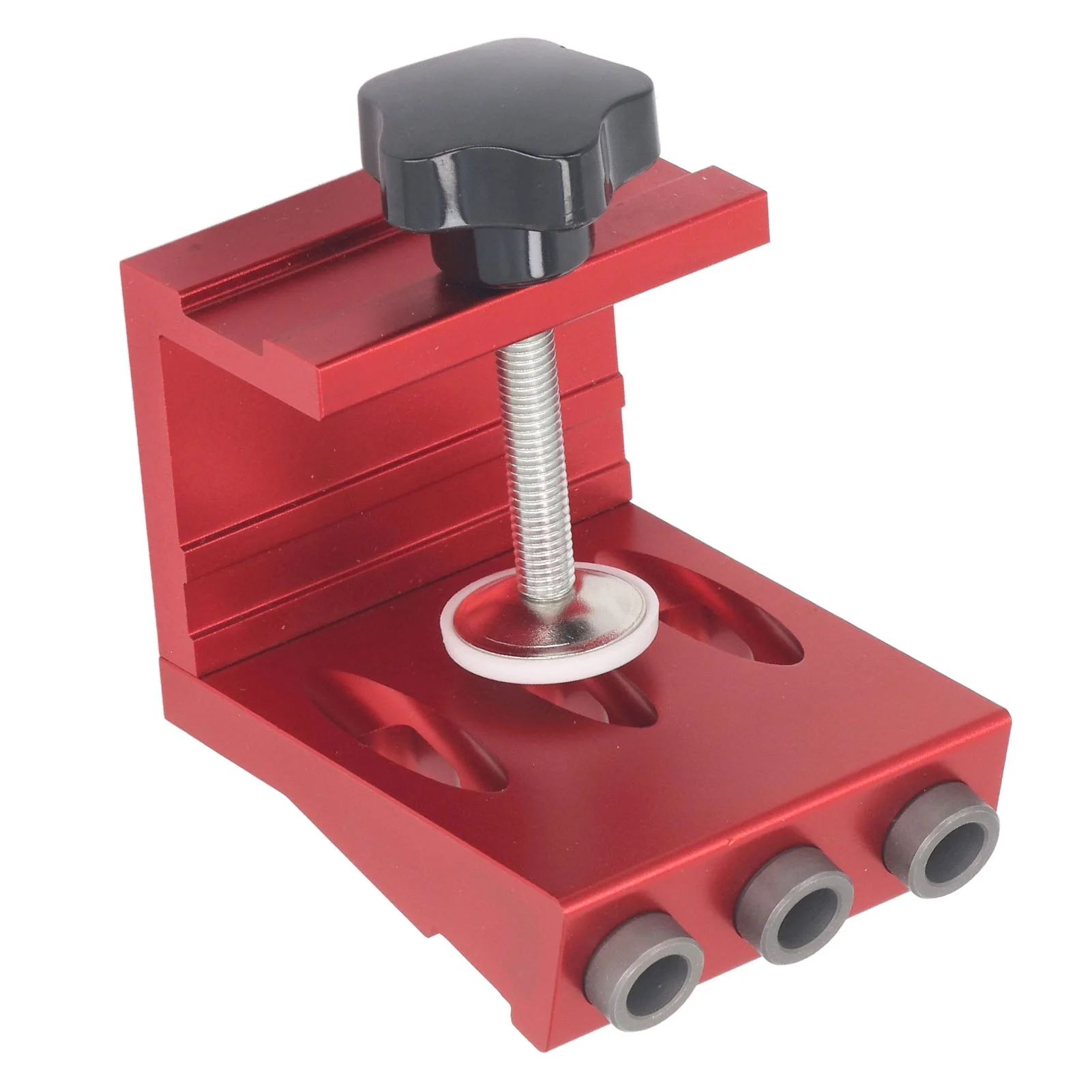 Pocket Hole Jig Set Aluminum Alloy Pocket Dowel Hole Jig System for Woodworking DIY Projects