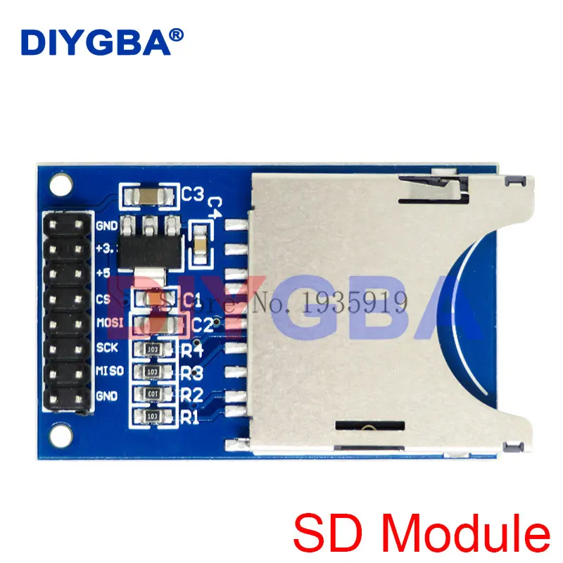 Плата расширения памяти Micro SD, модуль защиты памяти Micro SD TF Card SPI для Arduino