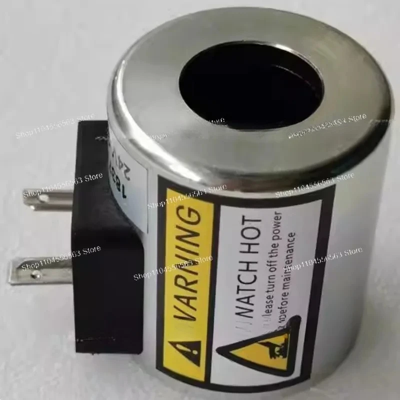 

Solenoid Valve Coil 24V for Crane Hook 1837001227 113515 Compatible with QY25K5D-1 Industrial Equipment Replacement Part