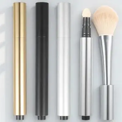 หลอดคอนซีลเลอร์เปล่า 4 ชิ้น แบบพกพา ป้องกันการรั่วซึม สำหรับใส่ครีม DIY รองพื้นเหลว อุปกรณ์แต่งหน้า กล่องใส่เครื่องสำอางแบบพกพา