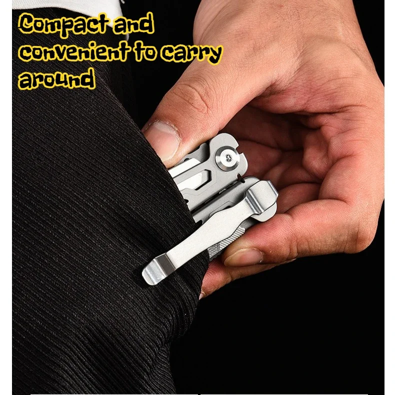 كماشة منزلية جديدة متعددة الوظائف قابلة للطي لعام 2025 مع أدوات يدوية للجيب EDC عالية الجودة ومريحة ومتينة