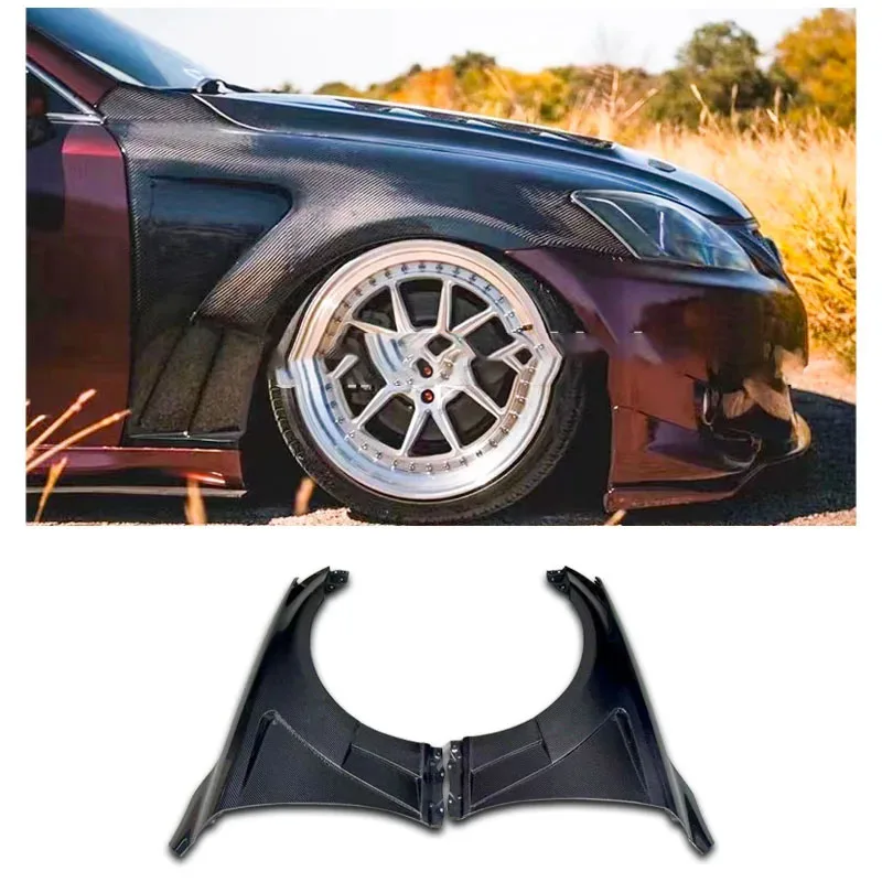 Applicable to 2006-2012 Lexus is250 is300 upgraded carbon fiber fender Fender is300 body kit carbon Fender