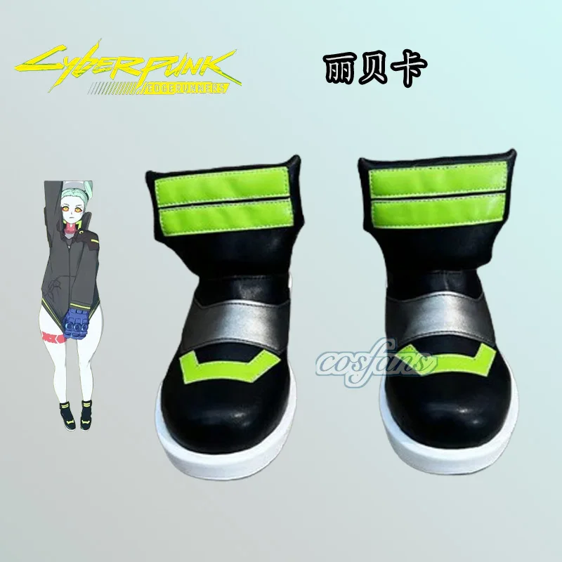 Anime 2077 Lucy Shoes Rebecca Cosplay David Boots Custom made props for women men size