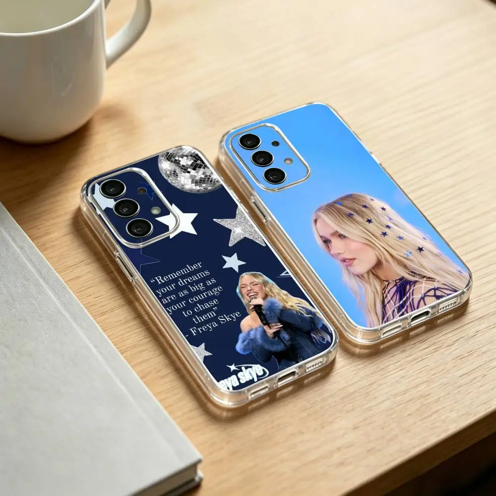 F-Freya Skye S-Singer phone Case For Samsung S25,24,21,22,23,30,Ultra,20,Plus,Fe,Lite,Note Transparent Cover
