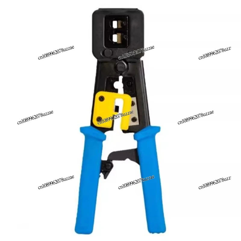 

Through Hole Mesh Pliers, Multifunctional Perforated Crystal Head Mesh Pliers 6P/8P Crimping Pliers RJ45 Mesh Pliers