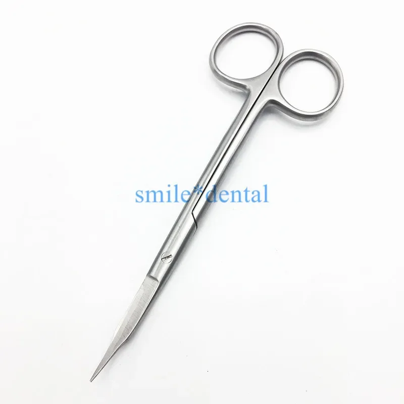 Tijeras para tabique de acero inoxidable, herramienta de plástico Nasal de 13cm, Stevens curvadas, tijeras para tenotomía, tijeras para tejer