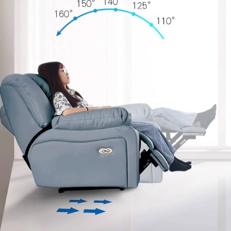 أريكة كرسي كهربائية زرقاء بسيطة، متعددة الوظائف، أريكة كرسي كهربائية كبيرة الحجم، أثاث Woonkamerbanken #3