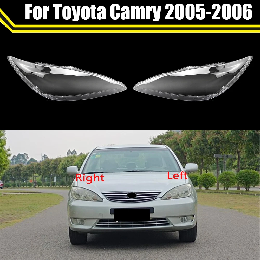 

Автомобильный чехол, колпачки для фар для Toyota Camry 2005 2006, крышка объектива передней фары, абажур, крышка фары, стеклянный корпус