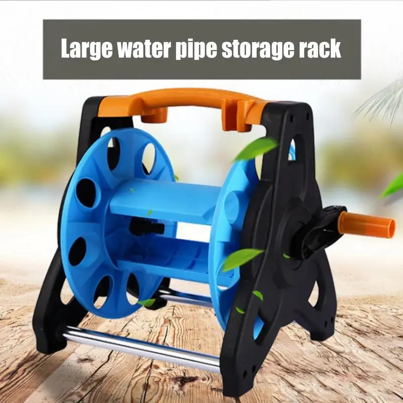 بكرات خرطوم للخارج الثقيلة أنبوب تخزين اللفاف غسيل السيارات المتنقلة سقي خرطوم بكرة عربة لساحة بارك الفناء الخلفي