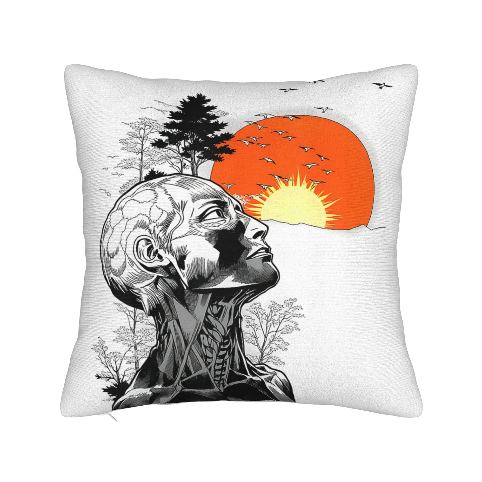 Alan Hangover Pillow Case  Cute Funny Pillow Cover Soft Pillowcases For Living Room Bed Chair