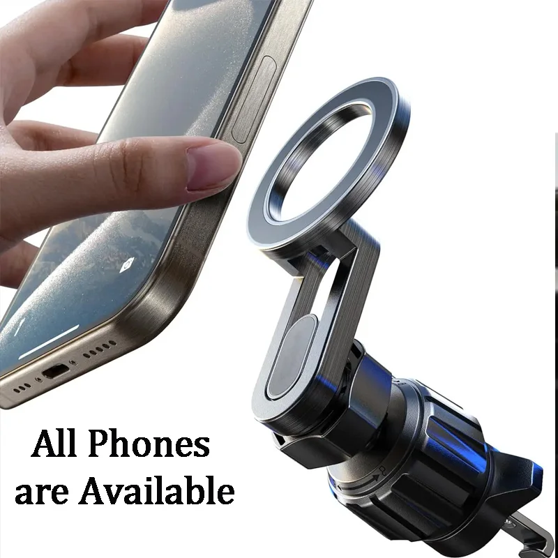 

Mobile phone holder Car air outlet Magnetic stand ring magnet Navigation Free Rotation Solid stand