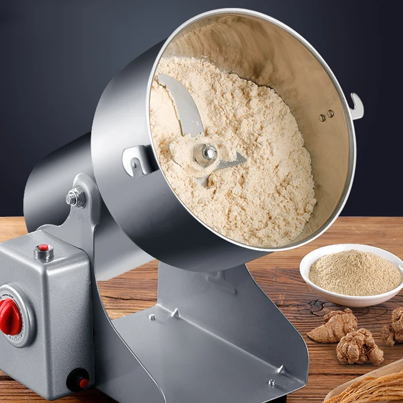 Multi-function Wet and Dry Grinder for Small Grains Commercial Powder Grinding Machine view 4