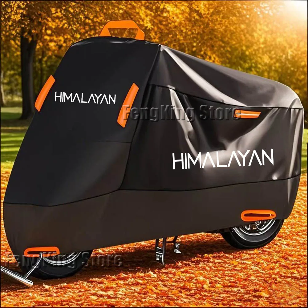 ل رويال انفيلد الهيمالايا 411 400 غطاء دراجة نارية مقاوم للماء في الهواء الطلق كل موسم الغبار الأشعة فوق البنفسجية واقية سكوتر غطاء للمطر