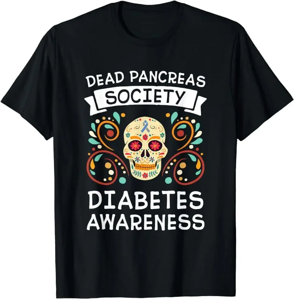 NEW LIMITED Dead Pancreas Society T1D Type 1 Diabetes Awareness T-Shirt S-5XLHigh Quality 100%Cotton Short Sleeve