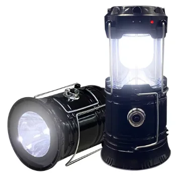 RTS Portable Multifunctional Waterproof Camping Lamp Usb Rechargeable Led Camping Lights Solar Camping Lantern