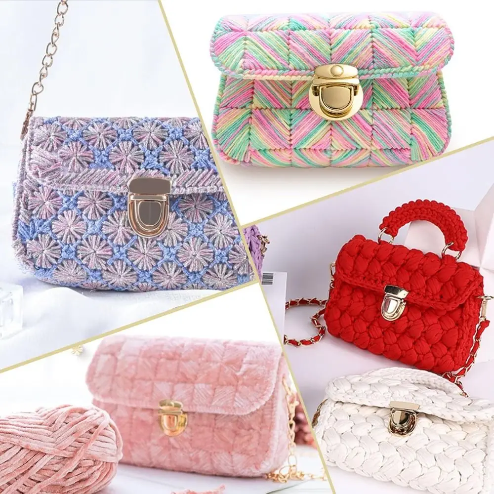 Bag Accessories Plastic Bag Mesh Grid Set Handmade White Knitting Plastic Mesh Kit Mesh Plastic Canvas
