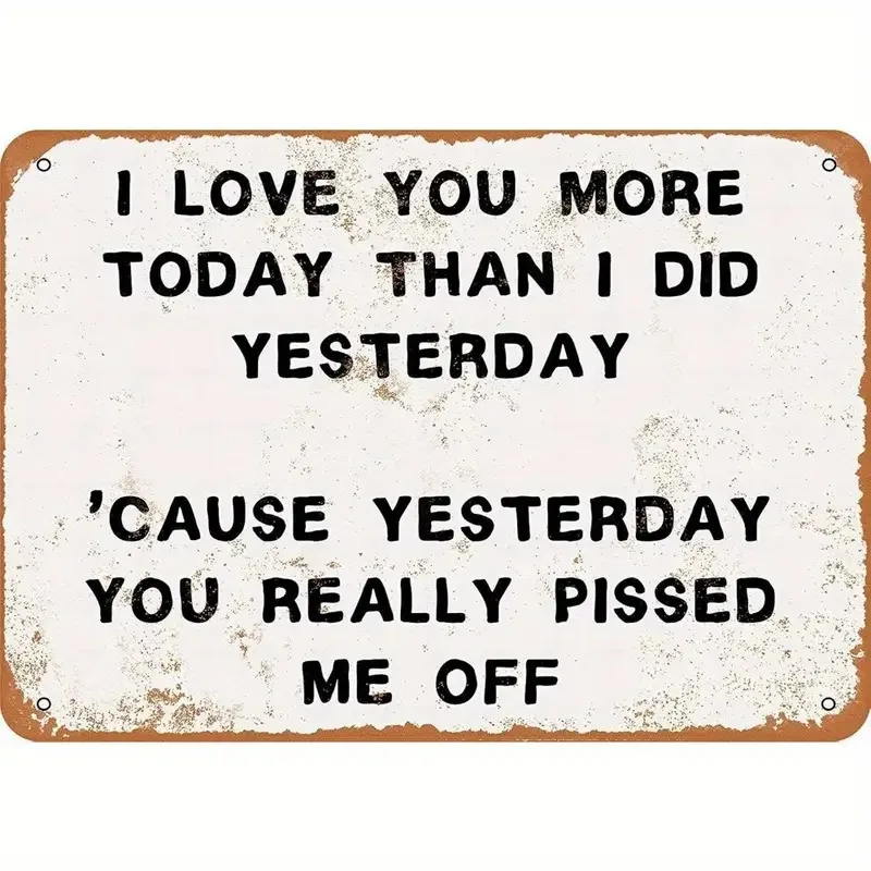 2D Flat Two-Dimensional Flat Surface, Vintage-Style Decorative Sign with The Message 
