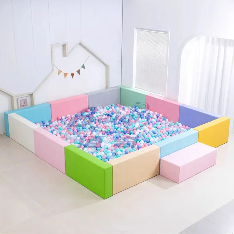 Indoor Playground Set for Kids with Ball Pool and Soft Sand Pit - Safe and Educational Play Areapromote sales