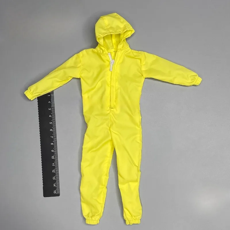 

1/6 весы мужской/женский солдат модный желтый комбинезон со шляпой модель одежды для 12 дюймов фигурки тело куклы аксессуар подарок