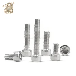 UNF 0#-80 UNC 2#-56 4#-40 6#-32 8#-32 10-24 US Coarse Thread 304 A2 stainless steel Hex Hexagon Socket Cap Allen Head Screw Bolt