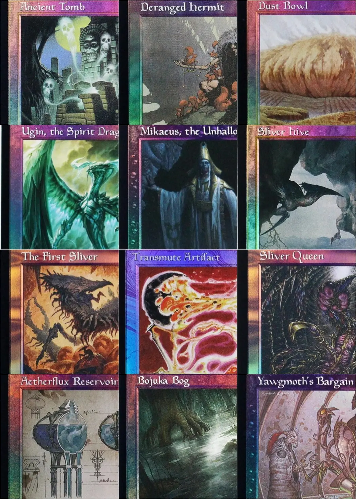 

Foil Sliver Queen/Goblin Sharpshooter Magical Proxy Cards Top Quality Proxy Gathering Board Playing Game Trading Cards