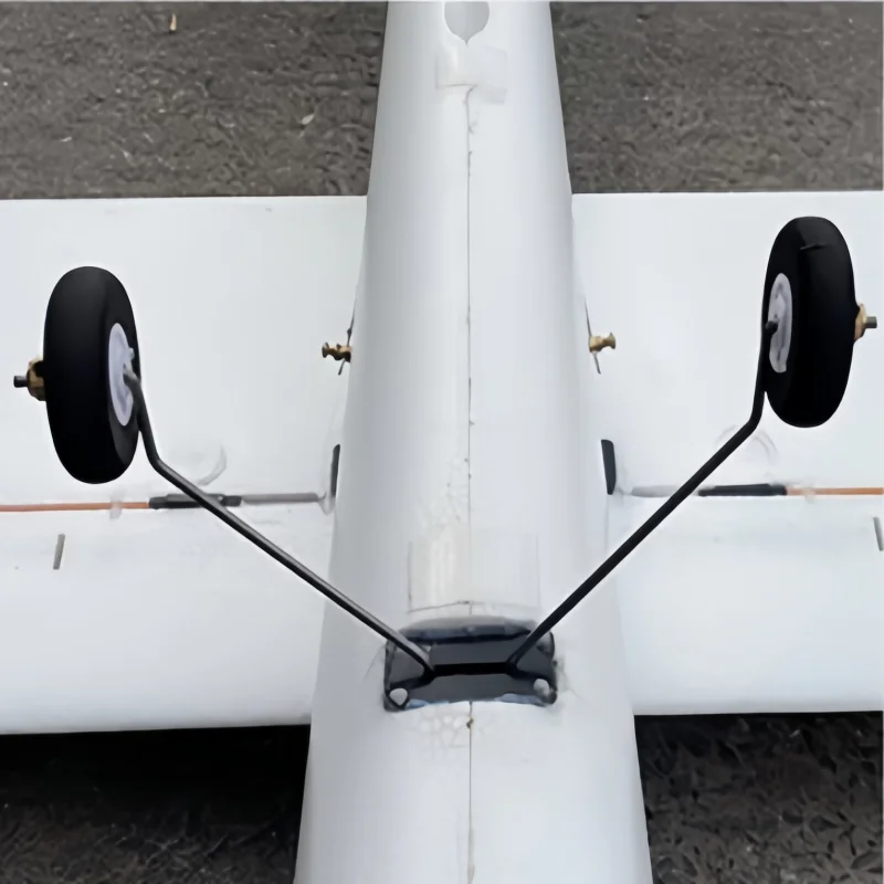 Landing gear for Surfer X8 fixed-wing foam aircraft landing gear sponge front wheel bracket installation and modification