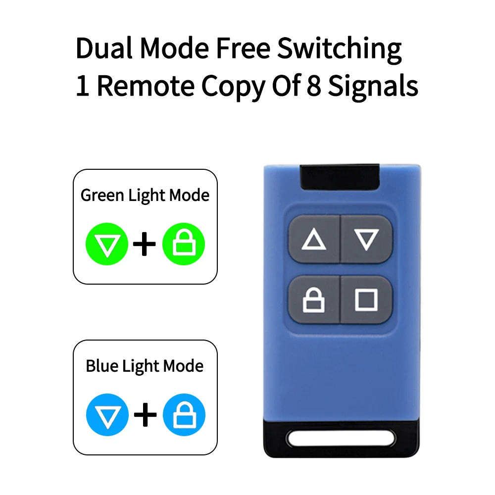 Universal Remote Control Copy Duplicator Automatic Cloning 433/315/418/430/350/430MHz Multifrequency Remote Control for Garage