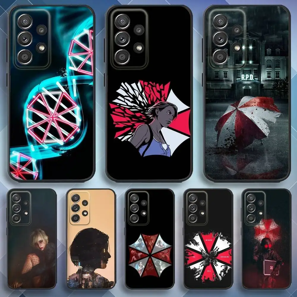 Чехол для телефона Game R-Resident Evil для Samsung S25, S24, S21, S22, S23, S30, Ultra, S20, Plus, Fe, Lite, Note, 10,9,5G, черный чехол