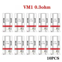 HJS 10PCS VM1 VM3 VM4 VM5 VM6 0.3ohm 0.15ohm Mesh Coils for Evaporator PNP Coil Drag X VINCI R Air Argus Navi Vsuit Pods