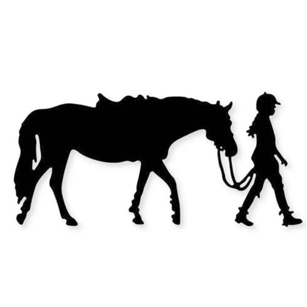 Horse Metal Cutting Dies Animals Die Cuts for DIY Scrapbooking Cards Making Album Decoration Stencils