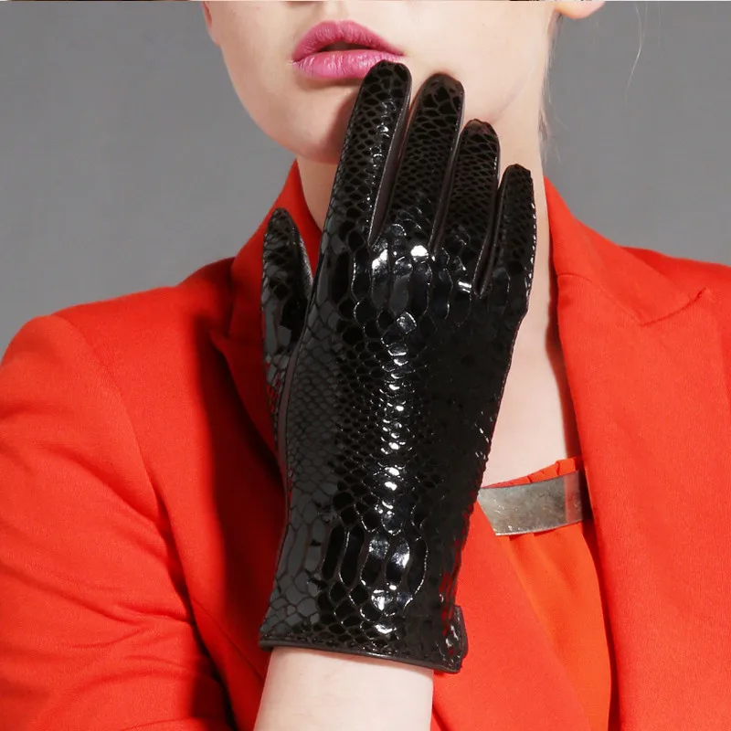 faionable-snake-skin-pattern-thiened-real-leather-gloves-for-women-winter-warm-touchscreen-goat-skin-gloves